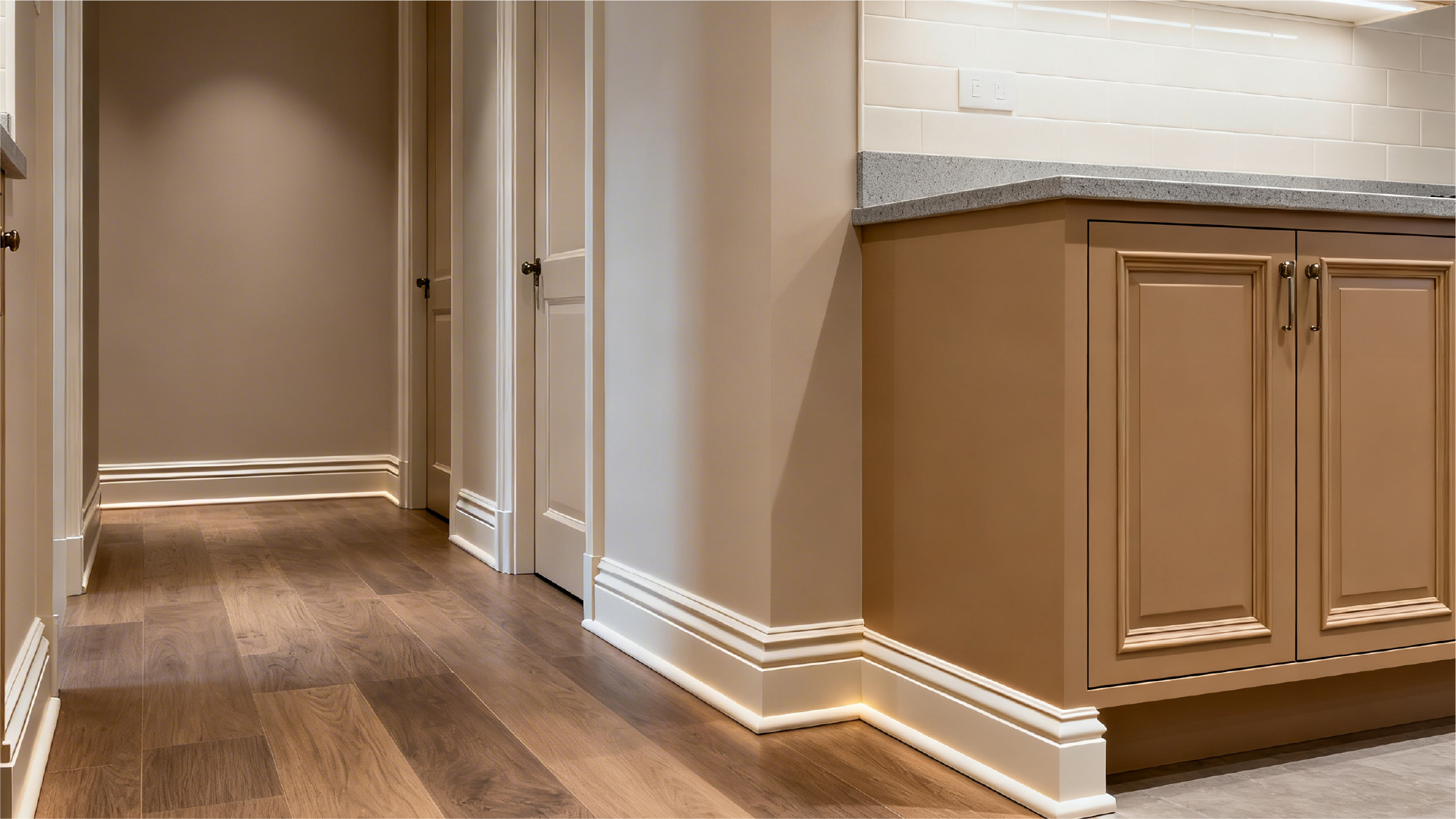 New hardwood flooring being integrated with existing floors in a Philadelphia home