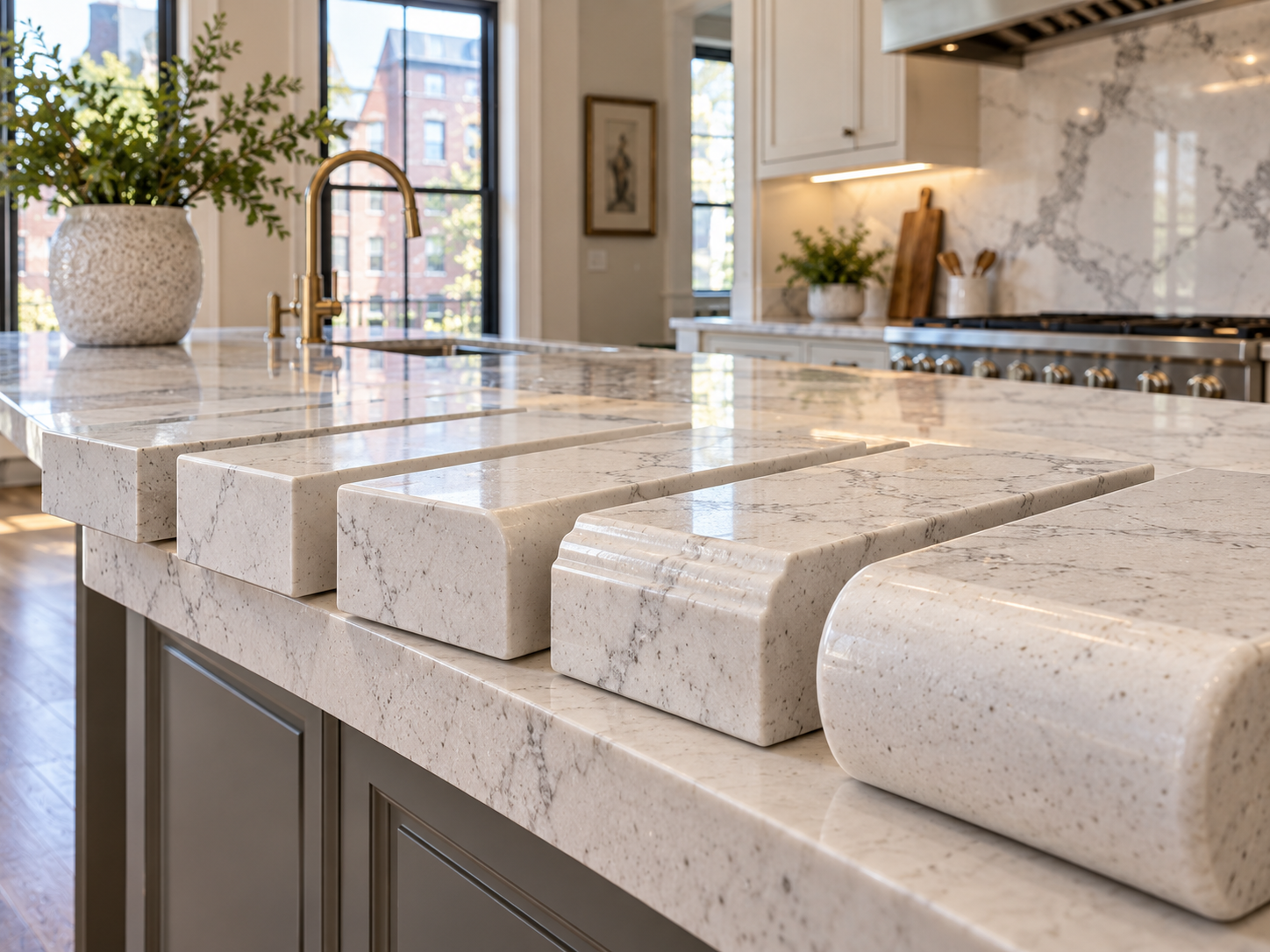 How to Choose the Right Quartz Countertop Edge Profile in Philadelphia