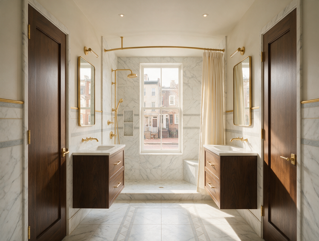 Designing Jack-and-Jill Bathrooms for Queen Village Homes in Queen Village (Philadelphia)


